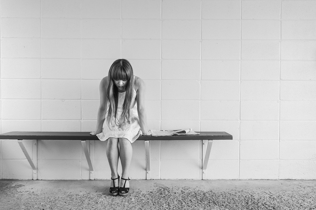 fille triste
